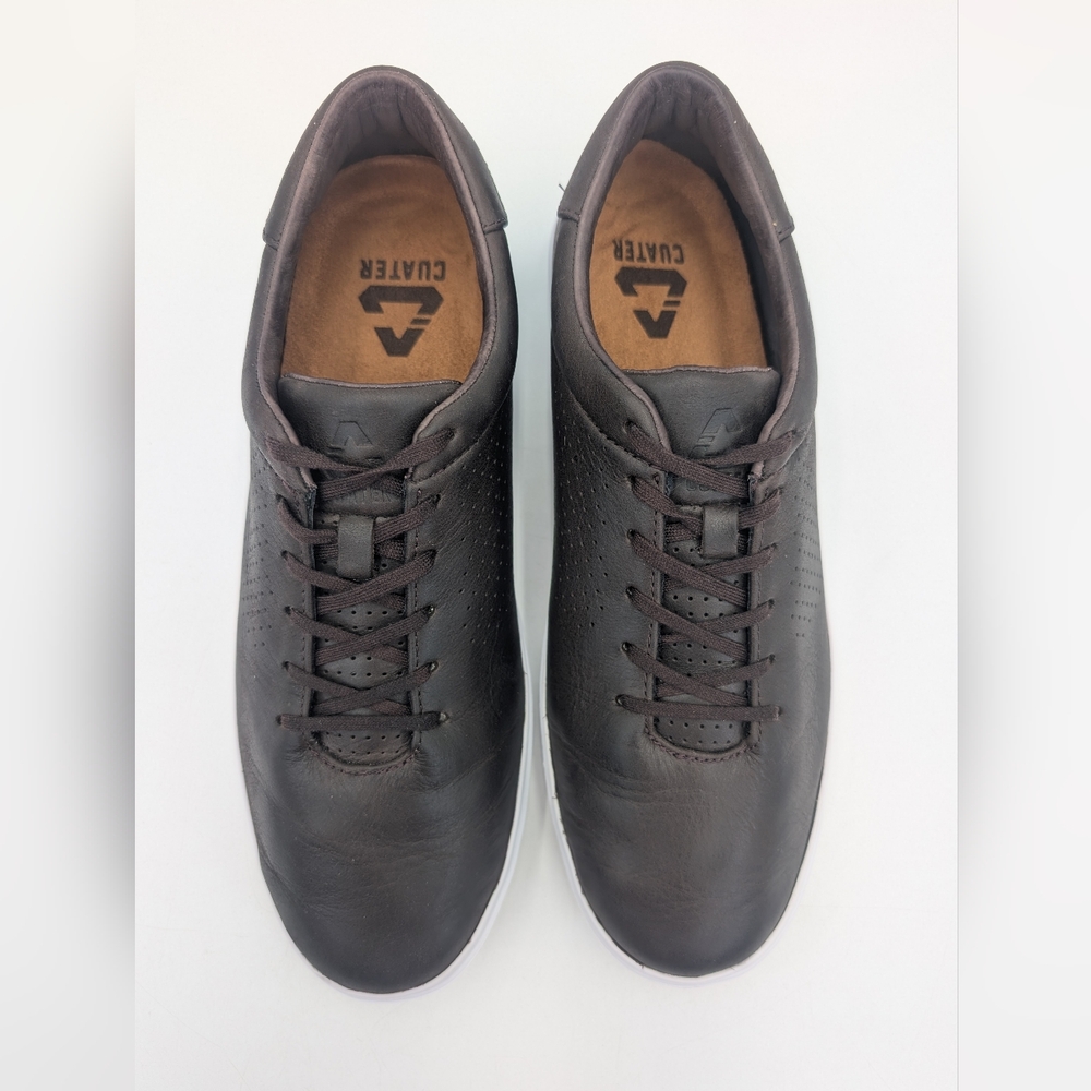 Cuater Phenom Men's Sneaker Size 10.5 Premium Leather Dark Brown/Cushion Footbed - Picture 12 of 17